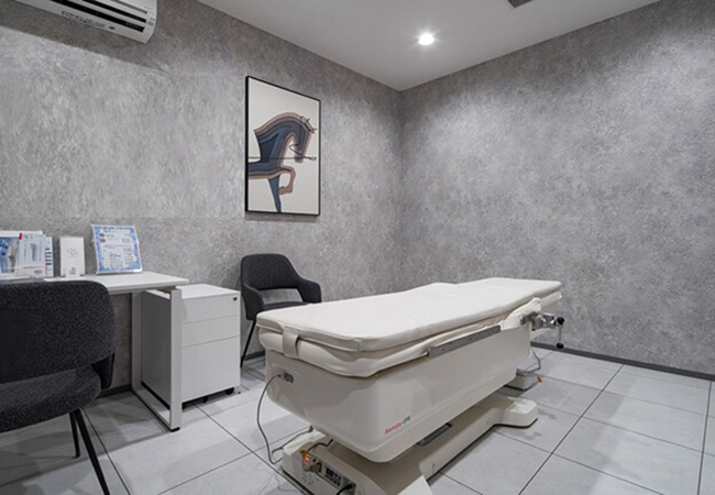 Doctor and patient during interview